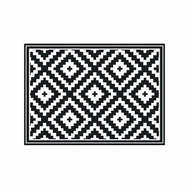 Alfombra Davanti Rombos Black 50 x70 Rombos Black