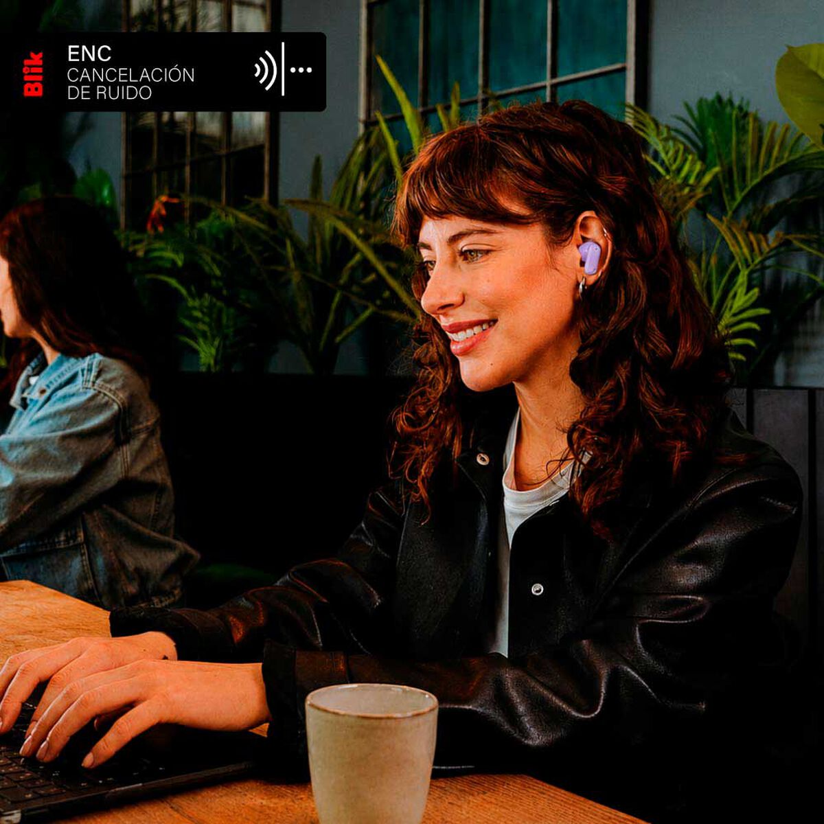 Aud&iacute;fonos In Ear bluetooth Blik AIR500-LIL Lila