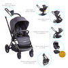 Coche Travel System Sonic Negro Bebesit