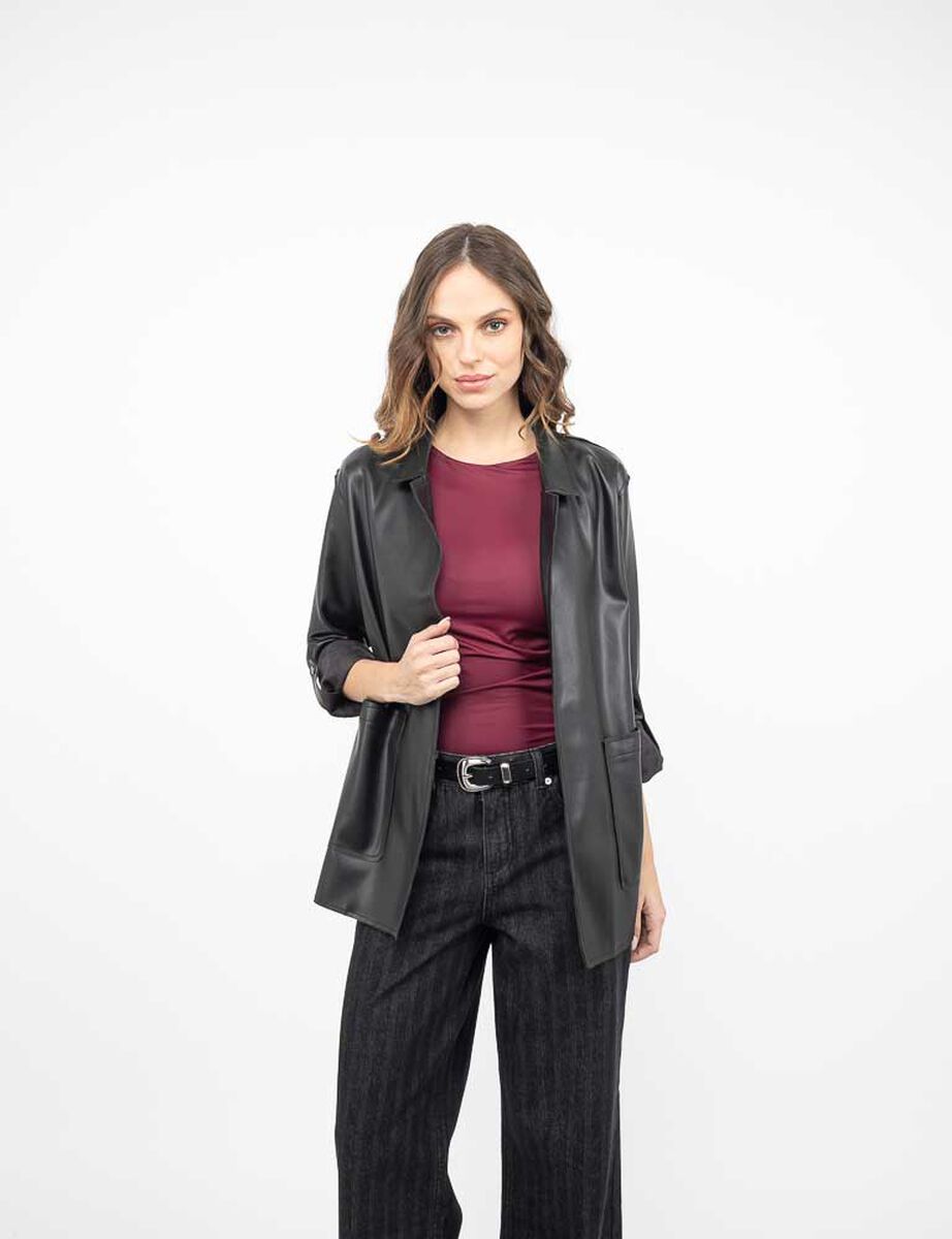 Chaqueta Ecocuero Mujer Soviet