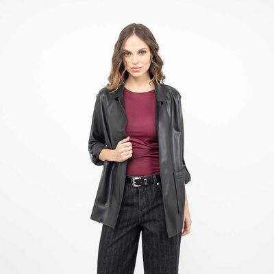 Chaqueta Ecocuero Mujer Soviet