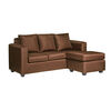 Sofá Seccional Innovamuebles Marco Pouf 1 Cuerpo + Sofá 3 Cuerpos Terracota