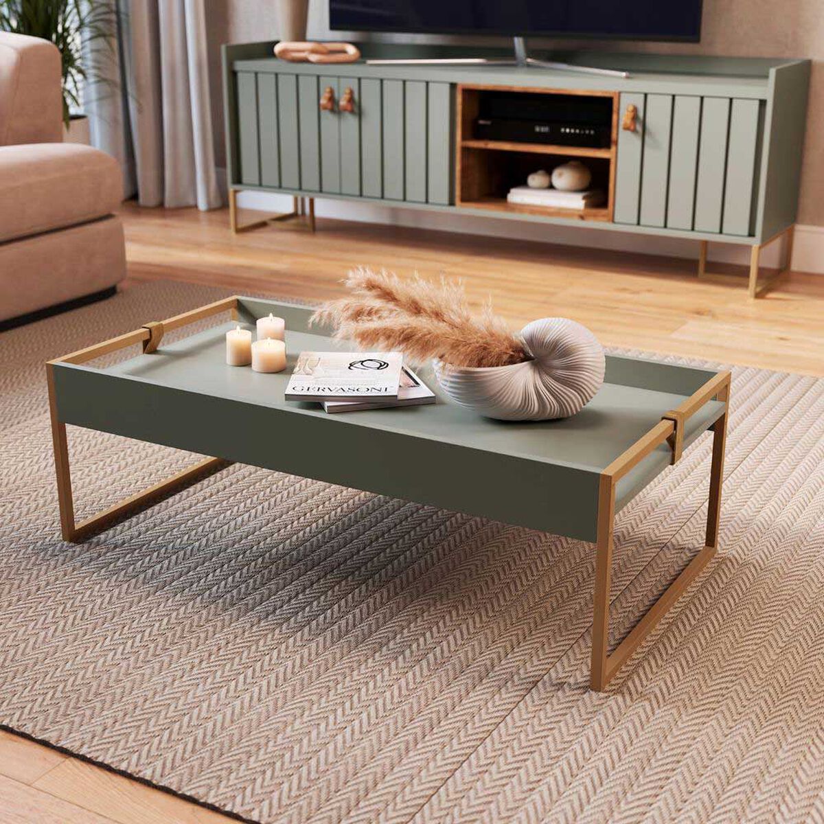 Mesa de Centro Amuv Grace Verde