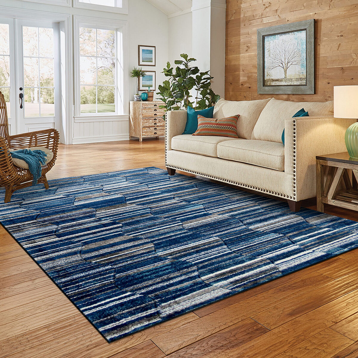 Alfombra Interior Idetex Frise Carved Florida D5 133 x 180 cm