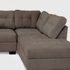 Seccional Derecho Muebles MPR Edimburgo 5 Cuerpos Caf&eacute;