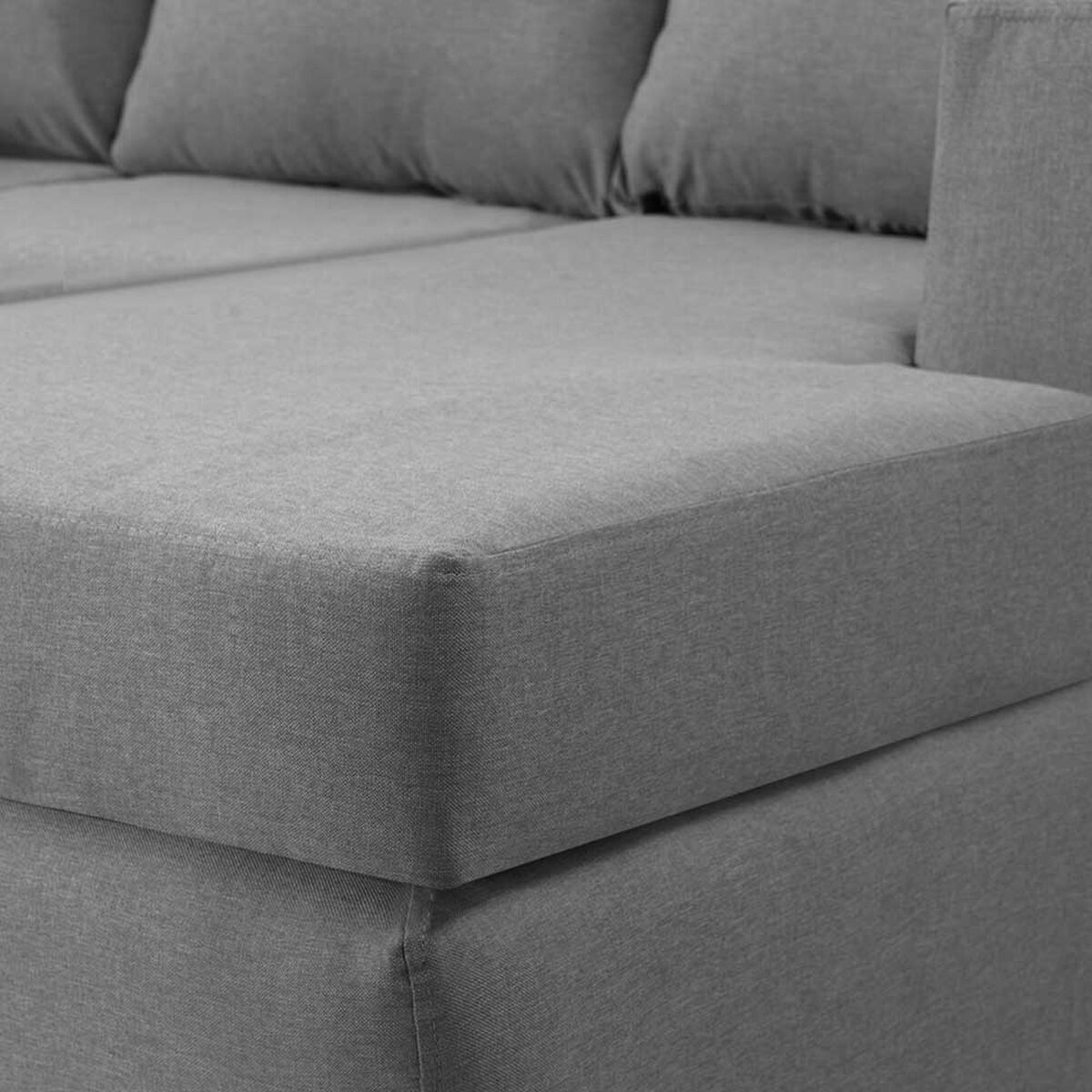 Sofá Seccional Intercambiable Innovamuebles Marco 3-1 Gris Claro