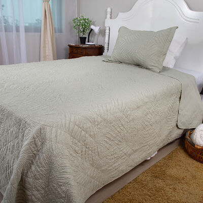Imagen 2 del producto Quilt Doral 1,5 Plazas Beige Bubbly
