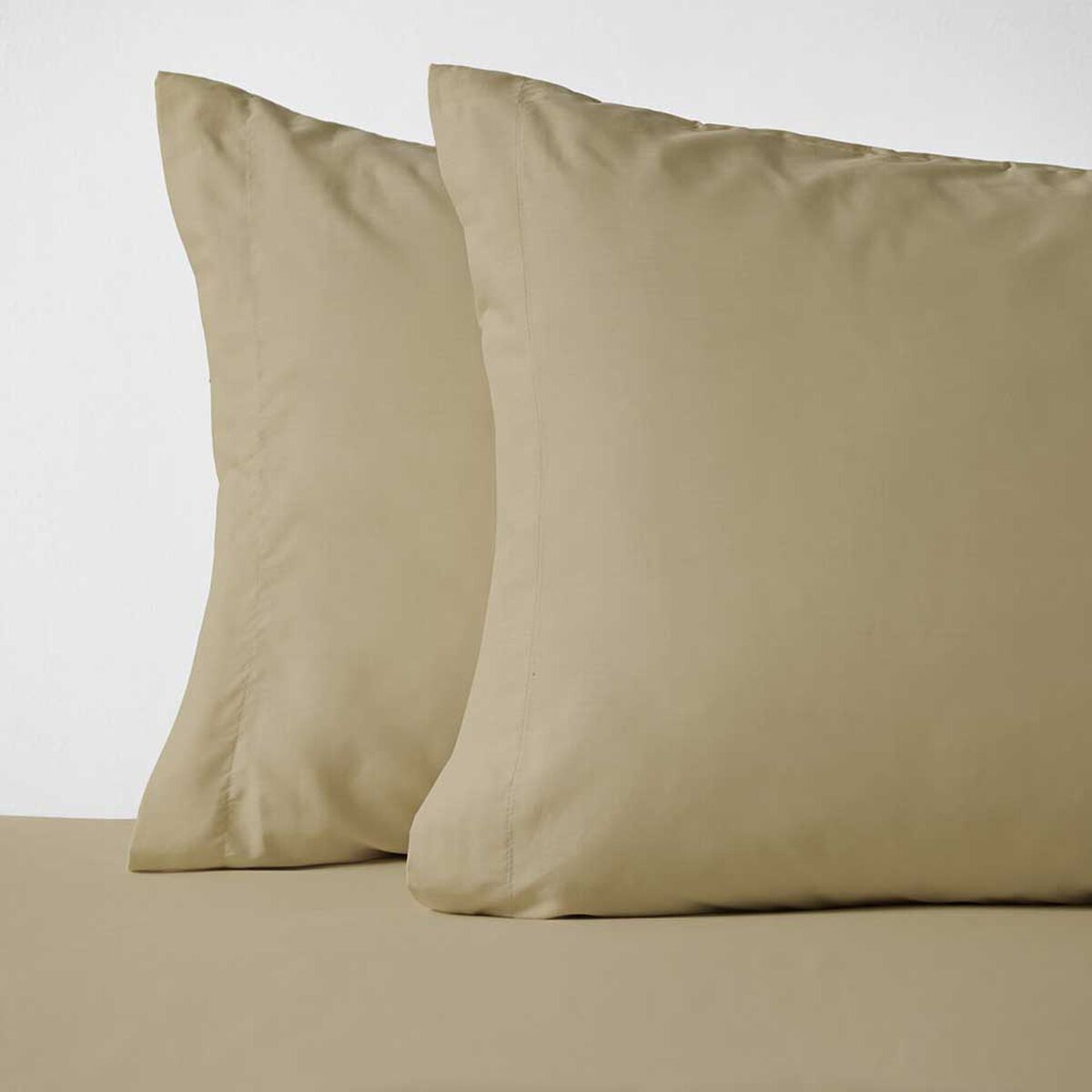 Juego de Sábanas Elements & Co 200 Hilos 2 Plazas Liso Tostado