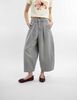 Jeans Barrel Leg Tiro Alto Mujer Icono