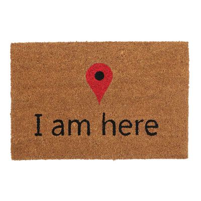 Imagen 1 del producto Limpiapiés Idetex Coco Here 40 x 60 cm Café