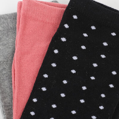 Imagen 2 del producto Pack 3 Unidades Calcetin Mujer Corto de Algodón Icono Surtido