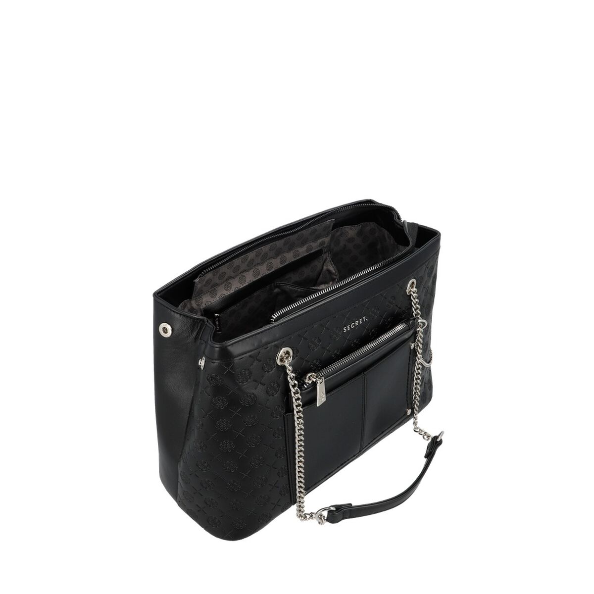 Cartera de hombro Secret Polonia FW25 L Negro