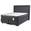 Cama Americana Drimkip Base Dividida Full Eurotop + Respaldo + Topper