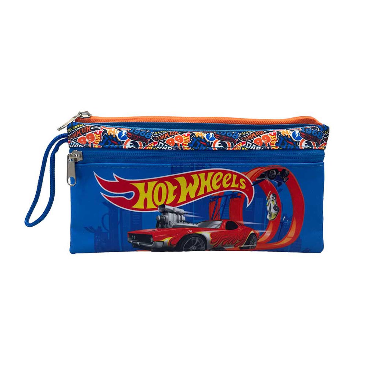 Estuche Doble Cierre Hot Wheels 2 Diseños Surtido