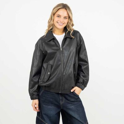 Chaqueta Mujer Icono Negro