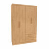 Closet Yardas Josefa 4 Puertas 2 Cajones Nogal