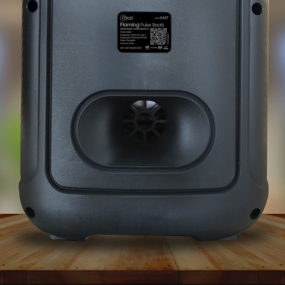 Parlante Portátil Bluetooth MLAB 9487 8" Negro