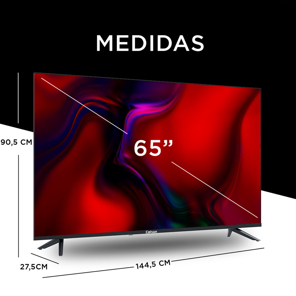 LED 65" Caixun C65V1UG Smart TV 4K UHD