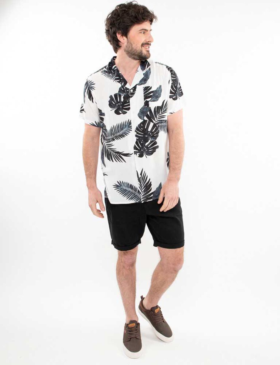 Camisa Estampada Manga Corta Hombre Portman Club