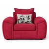 Juego de Living Elegant Detail New Houston 3-2-1 Cuerpos Rojo