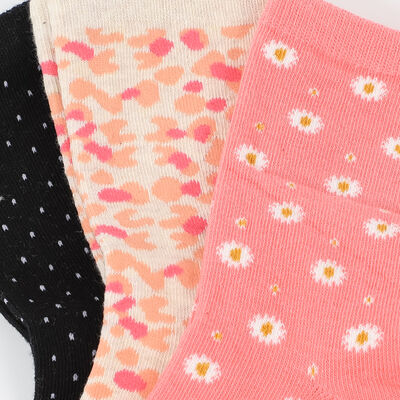 Imagen 2 del producto Pack 3 Unidades Calcetin Mujer Largo de Algodón Icono Surtido