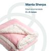 Manta Sherpa Rosado Bebesit