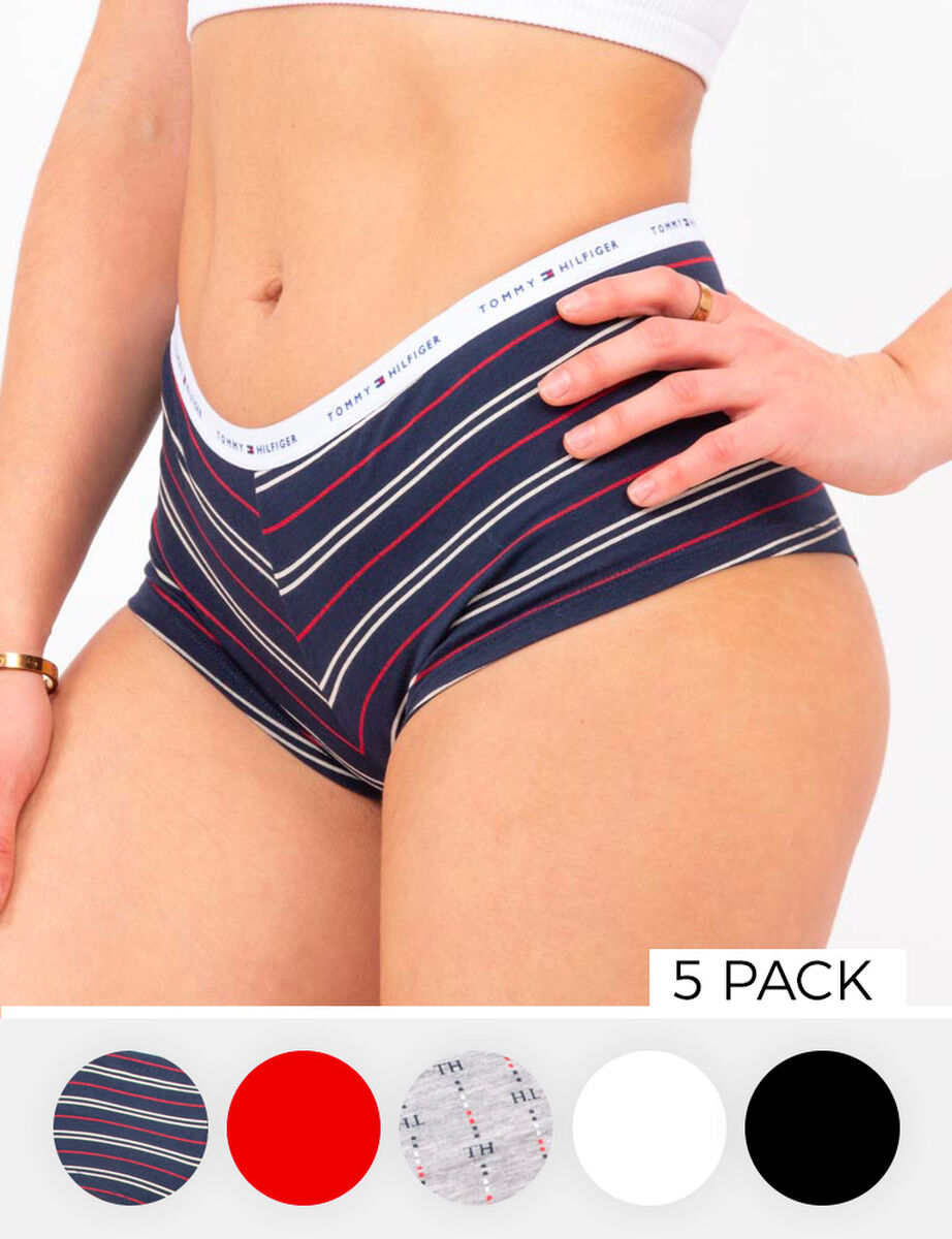 Calzones Cómodos Lindos Calzones Calzón Algodón Bikini Negro Ria - Main Image