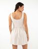 Vestido Lino Corto Sin Mangas Mujer Zibel