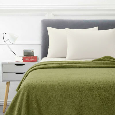 Frazada Sherpa Color Casanova 2 Plazas