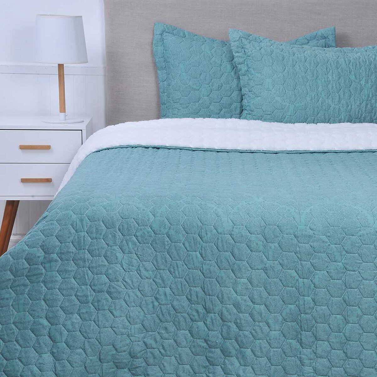 Quilt Estampado Mashini 2 Plazas Multicolor