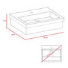 Mueble de Lavamanos + Espejo TuHome Madrid