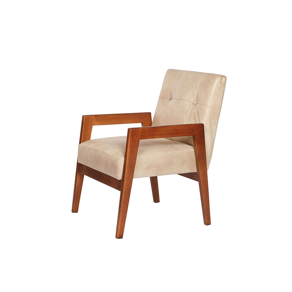 Sitial Latam Home Munich Cuero 1 Cuerpo Beige