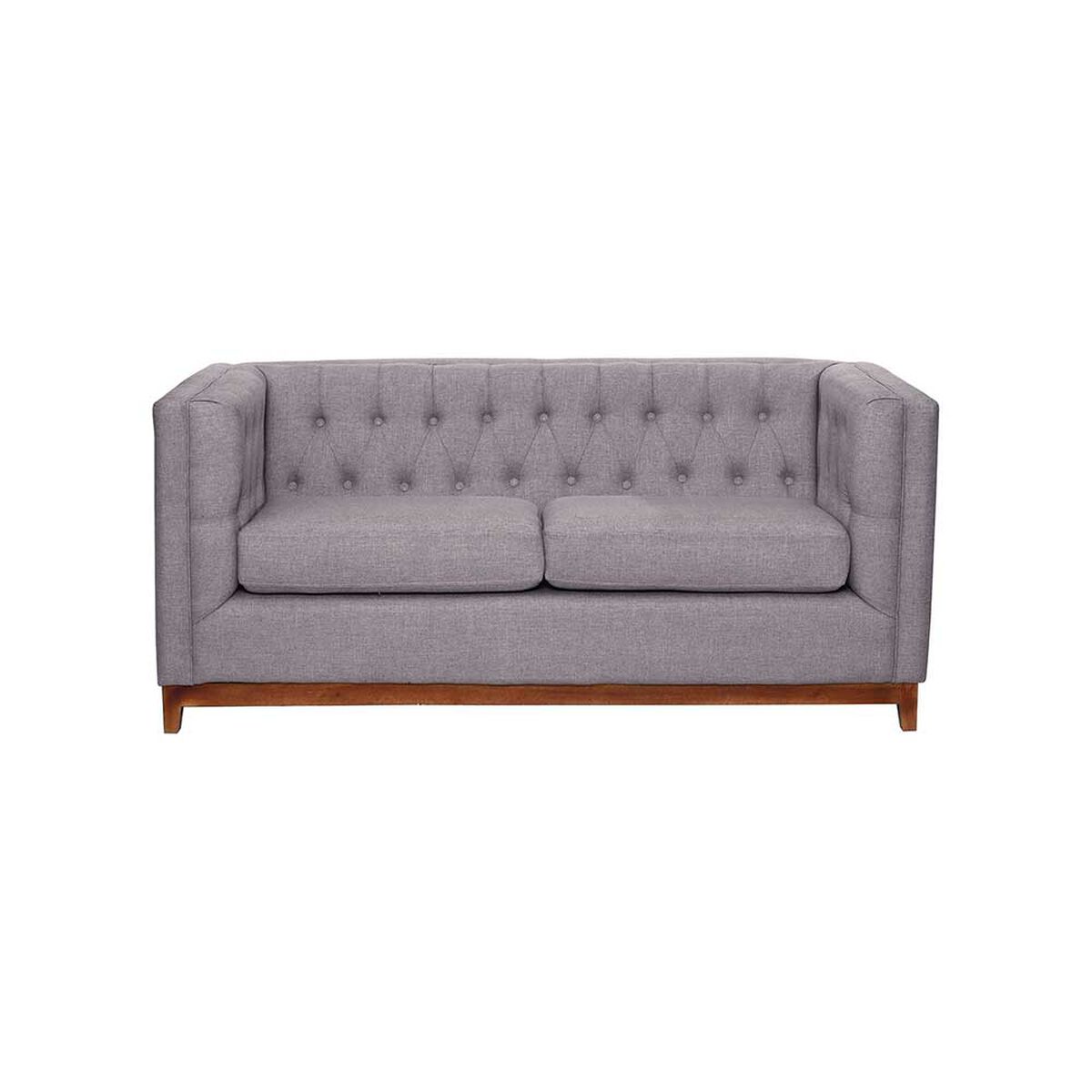 Sof&aacute; Latam Home Roma 2 Cuerpos Gris Claro