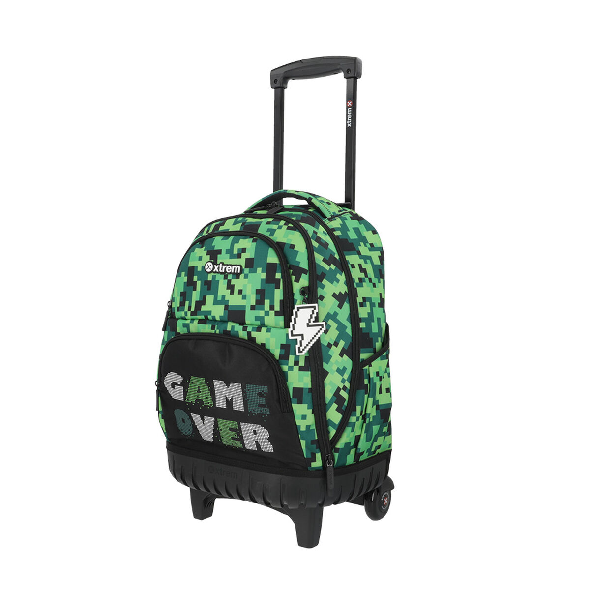 Mochila con ruedas Xtrem Cross 2.0 5XT Pixels Verde