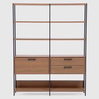 Estante Roca Cucao Roble Negro