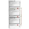 Horno Semi Industrial Ticgas 3 Cámaras Inox 58x65 Gas Natural