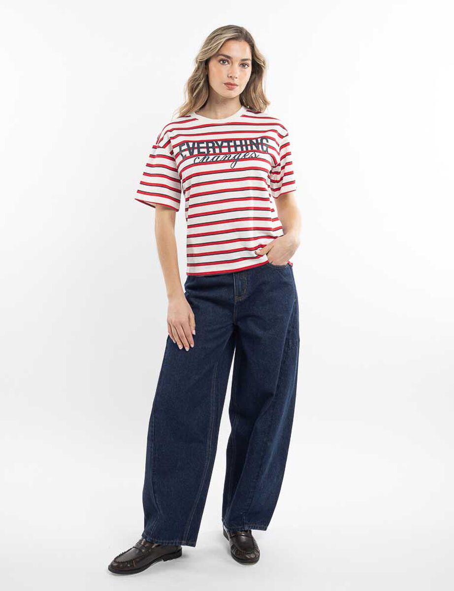 Polera Algod&oacute;n Oversize Mujer Zibel