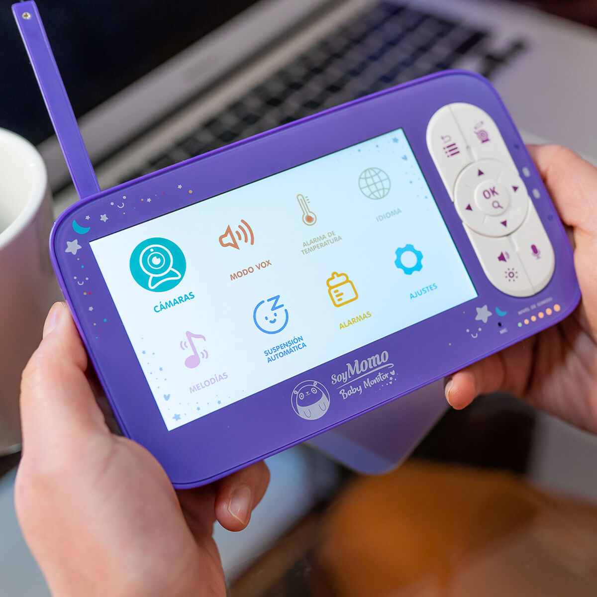 SoyMomo Baby Monitor 5" HD Color Cam 355°