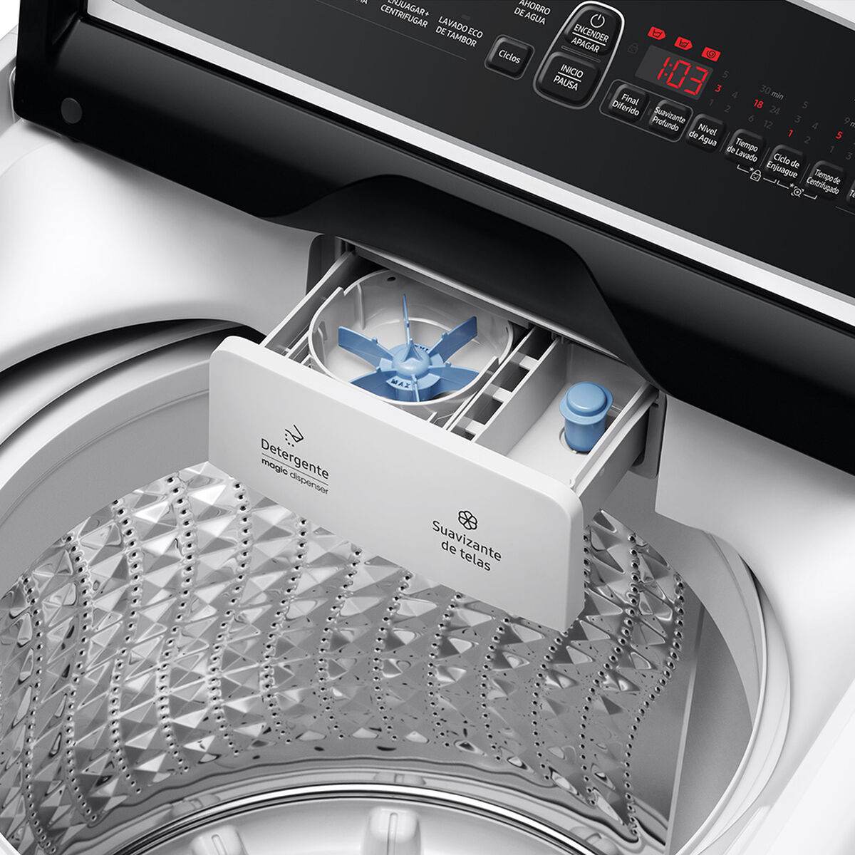 Lavadora Automática Samsung WA17T6260BWZS 17 kg.