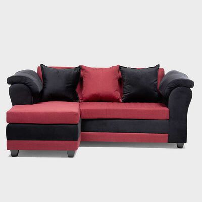 Imagen 1 del producto Sofá Seccional Almore Reversible 3 Cuerpos Negro