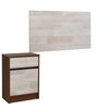 Respaldo Single + Velador CIC Legno