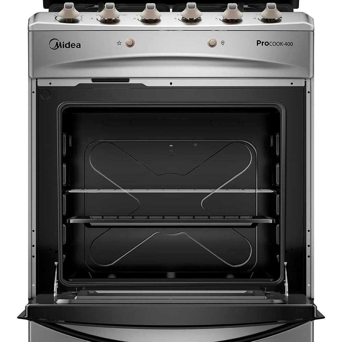 Cocina a Gas Midea MCG-4QPI24NS 4 Quemadores