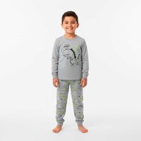 Pijama Niño Chess Gris