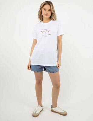 Imagen 2 del producto Polera Con Estampado Manga Corta Mujer Icono Color-2