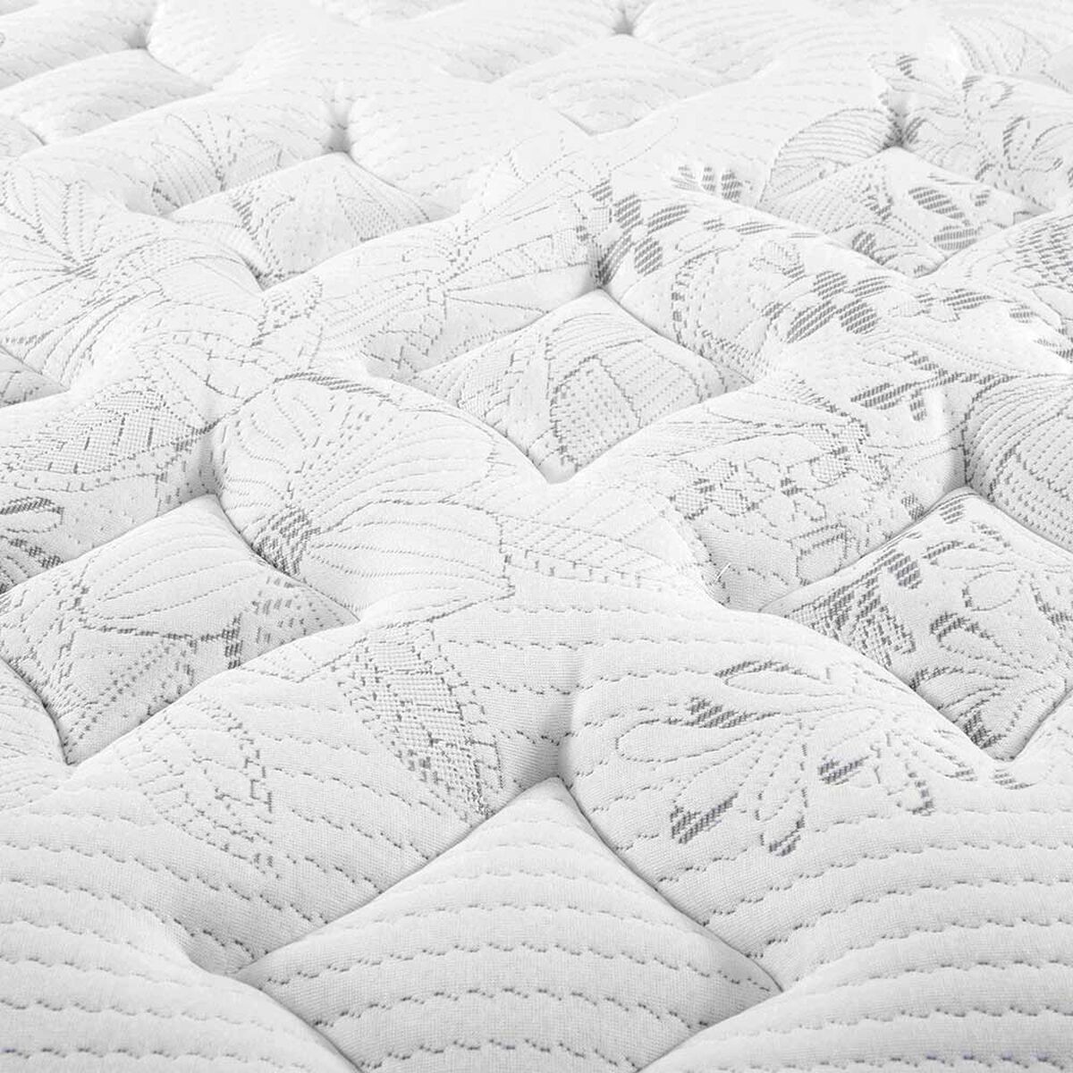 Cama Europea Flex 1,5 Plazas Majesty + Respaldo Modern Grafito