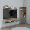 Panel TV Hasta 60" + Bar Alto TuHome The Wall