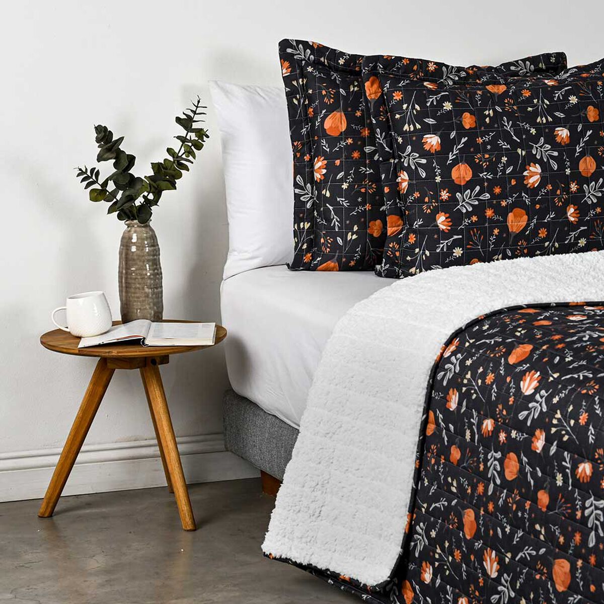 Cubrecama American Family King Uva Negro