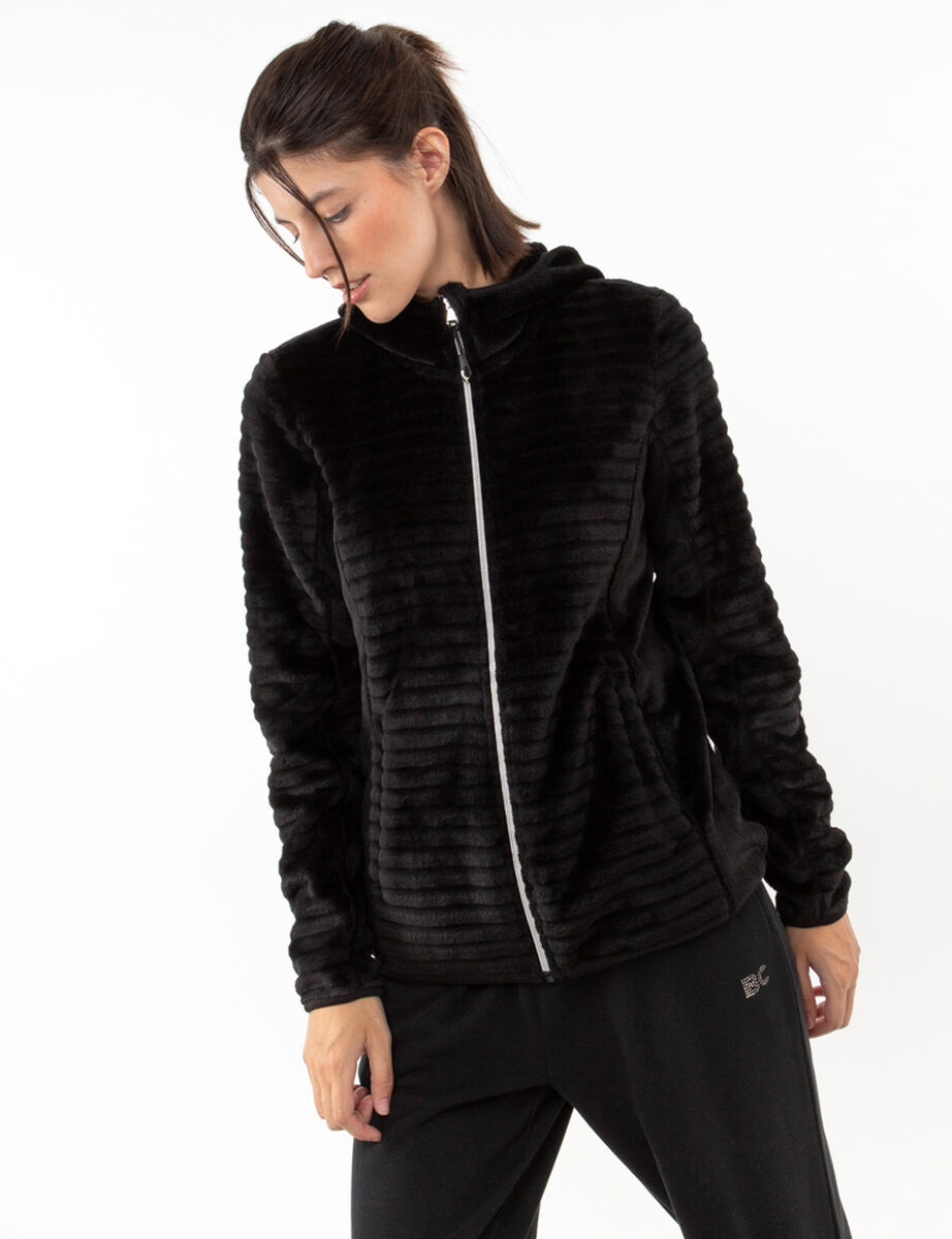 Polerón Deportivo Mujer Black County 