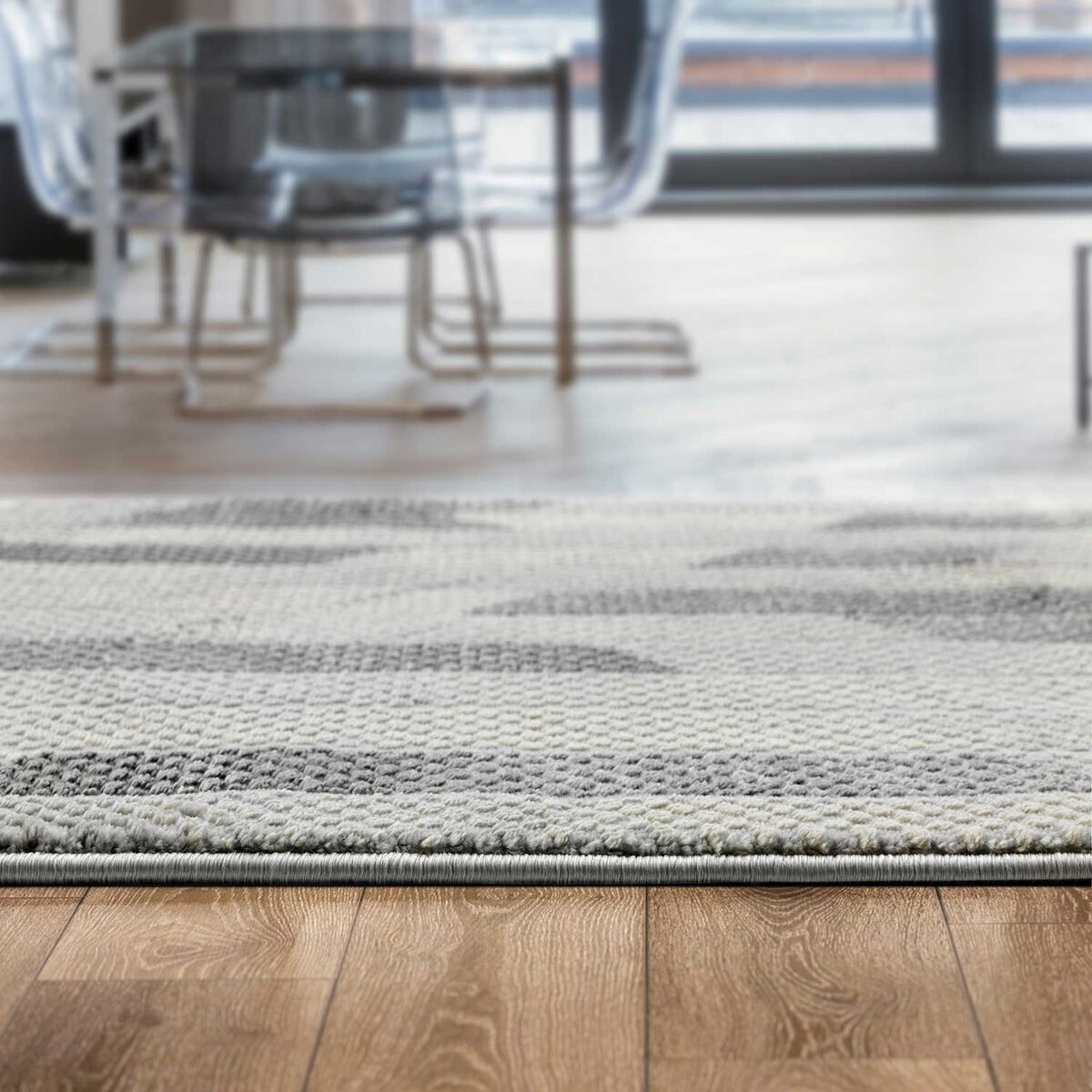 Alfombra de Pasillo Modalfo Babil Gris 70 x 230 cm