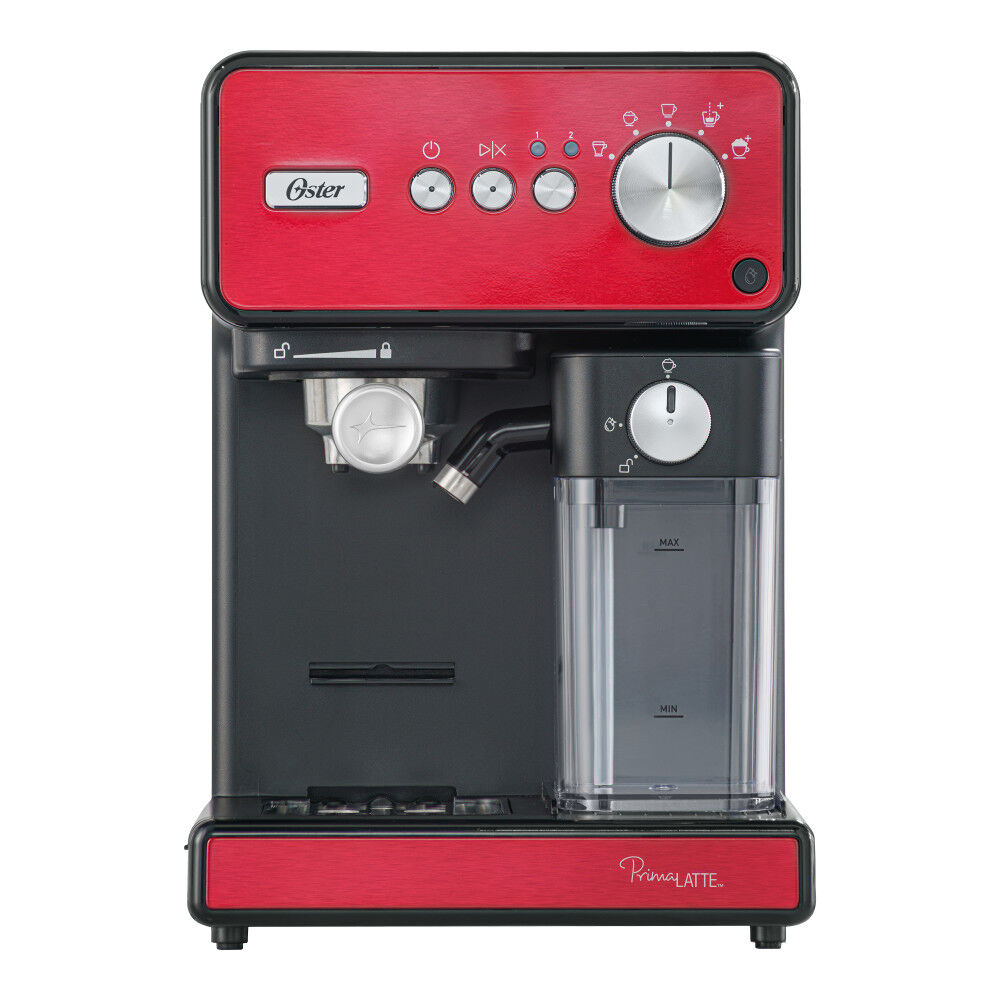 Cafetera espresso Oster® PrimaLatte, Roja